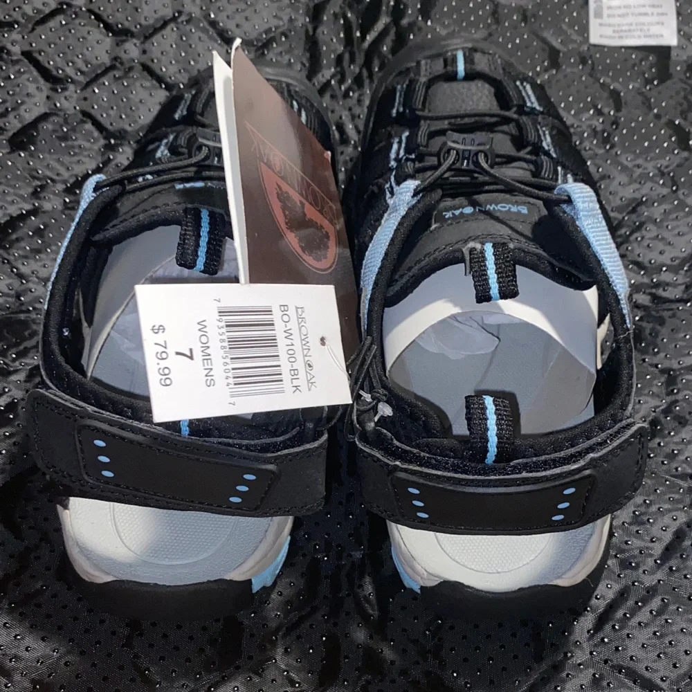 Black and Blue Athletic Water Shoes